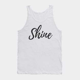Shine - Set Your Intentions - Choose a Word of the Year Tank Top